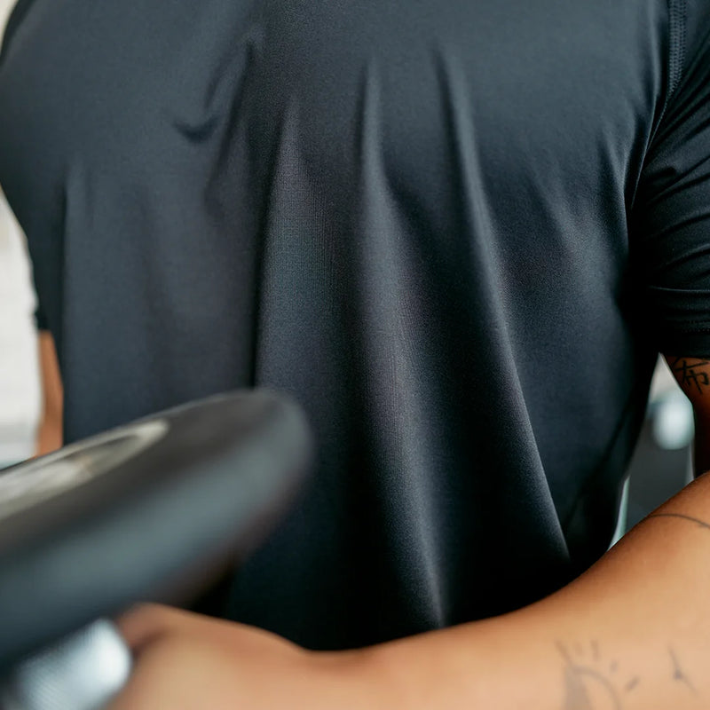 T-shirt d'entraînement raglan pour hommes - Hauts - Matière fonctionnelle