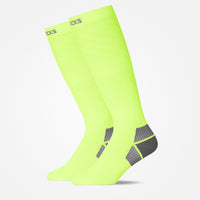 Sportcompressiesokken - Sokken - Neon geel