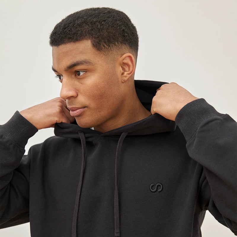 Hoodie Herren - Oberteile - Kapuze mit Kordelzug