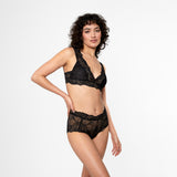 SNOCKS x femtis culotte menstruelle - SOFI taille haute | Noir