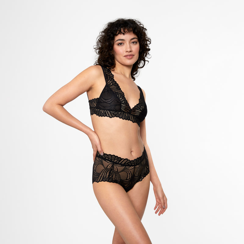 SNOCKS x femtis culotte menstruelle - SOFI taille haute | Noir