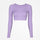 Geribd sportshirt lange mouw dames - Tops - Pastelpaars