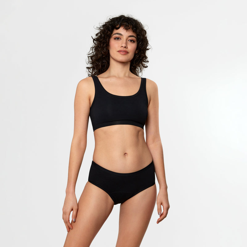 SNOCKS x femtis Period Panty - LENE Hipster | Nero