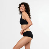 SNOCKS x femtis Period Panty - LENE Hipster | Schwarz
