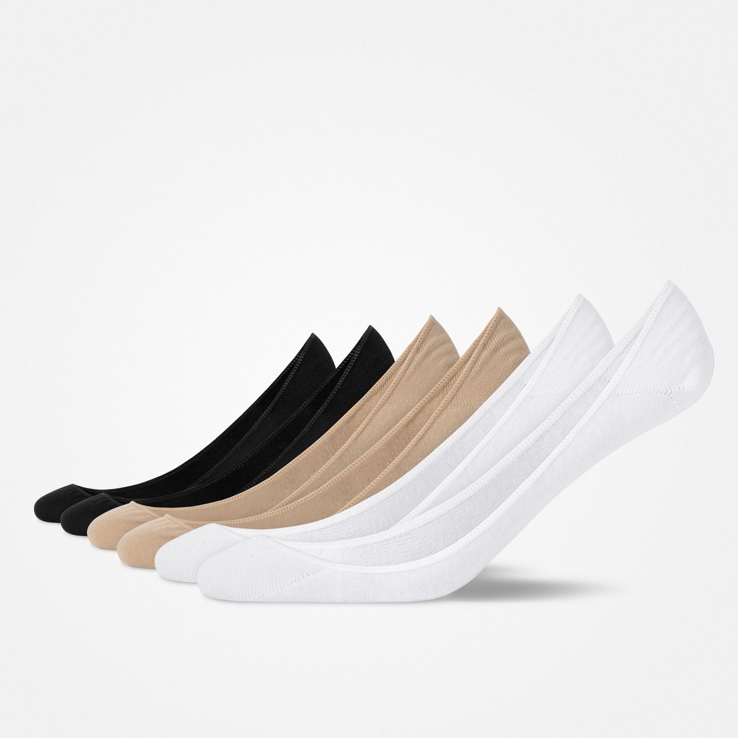 Loafer Socken - Socken - Mix (Schwarz/Weiß/Beige)