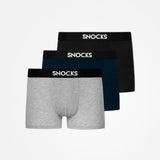 Premium Boxers - Sous-vêtements - Mix (Noir/Gris/Bleu)