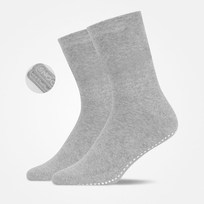 Antislip sokken - Sokken - Grijs (SNOCKS)