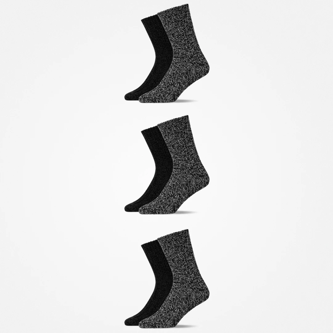 {"alt": "Norweger Socken - Socken - Mix (Grau/Schwarz)", "quantity":"3"}