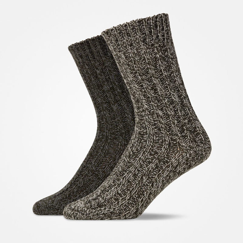 Noorse sokken - Sokken - Mix (Olijf)