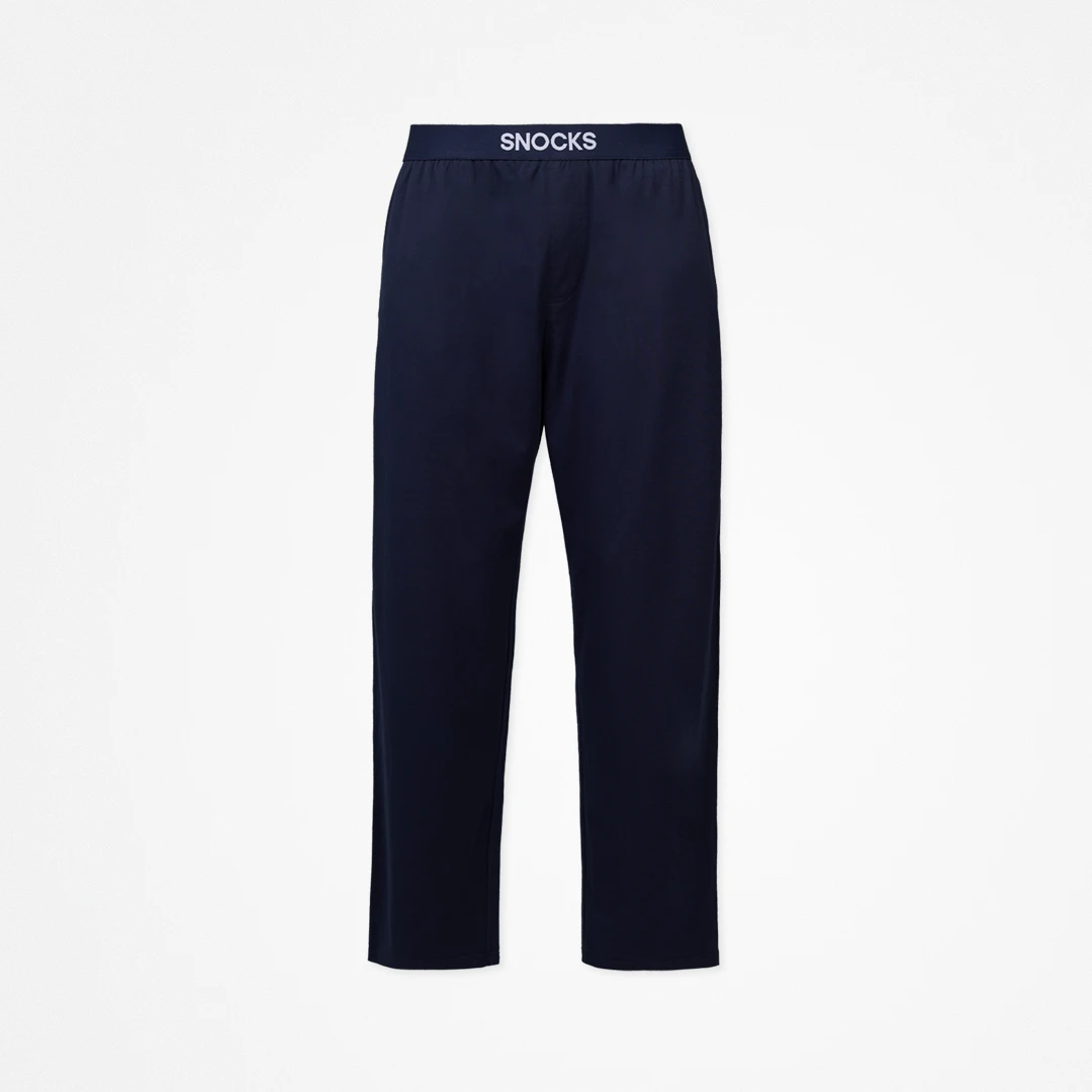 Pyjama homme long - Pantalon - Bleu foncé