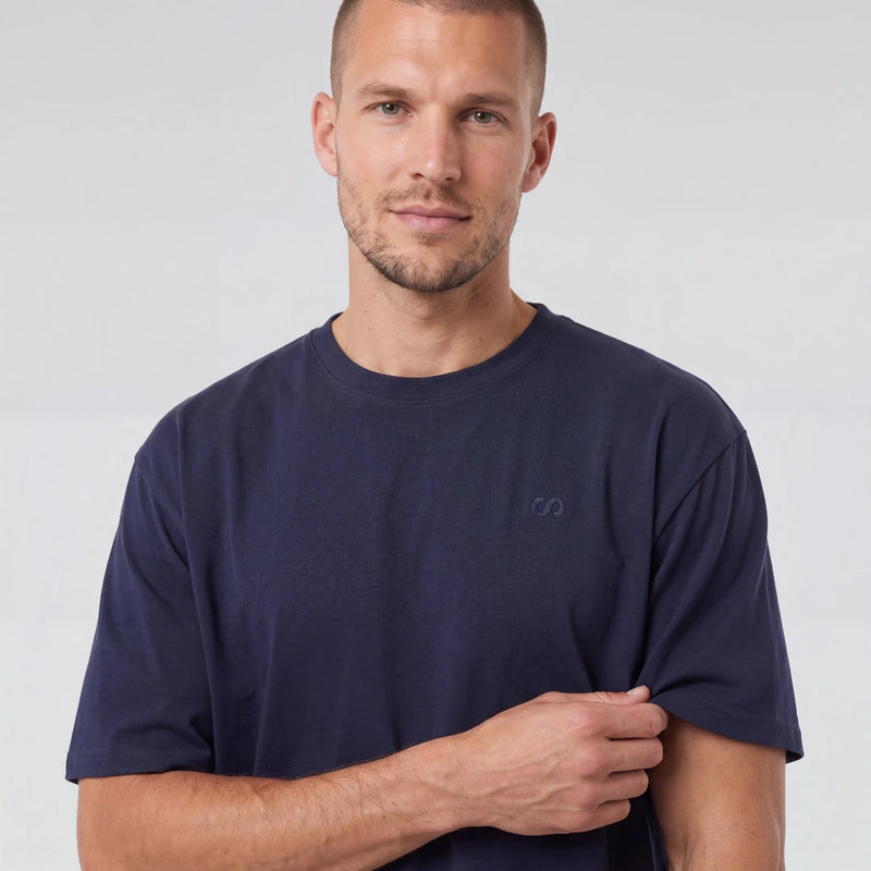 Set pigiama uomo corto | Blu scuro