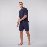 Set pigiama uomo corto | Blu scuro