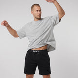 Ensemble pyjama homme court | Mix (Noir/Gris clair chiné)