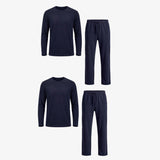 {"alt": "Schlafanzug Set Herren lang - Kleidung - Dunkelblau", "quantity":"2"}