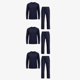{"alt": "Schlafanzug Set Herren lang - Kleidung - Dunkelblau", "quantity":"3"}
