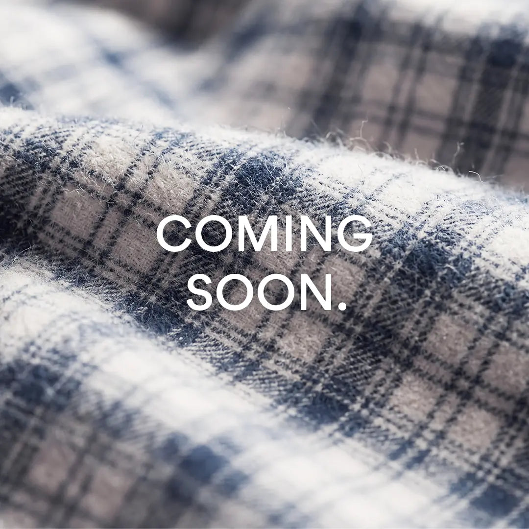 Flanell Pyjama Set Herren - Kleidung -Dunkelblau-Weiß kariert
