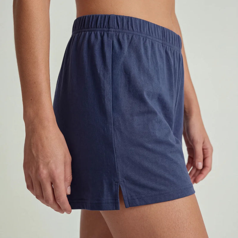 Schlafanzug Set Damen kurz - Kleidung -Dunkelblau