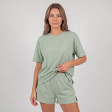 Schlafanzug Set Damen kurz - Kleidung -