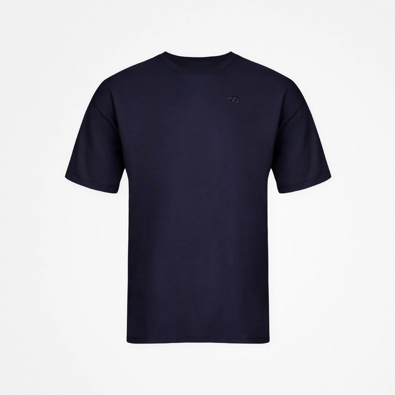 Schlafanzug Oberteil Herren kurzarm - Oberteile - Dunkelblau