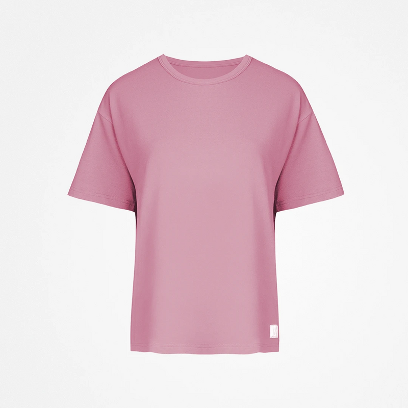 Schlafanzug Oberteil Damen kurzarm - Oberteile - Dusky Mauve