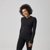 T-shirt de sport à manches longues pour femmes - Hauts - Confort Seamless