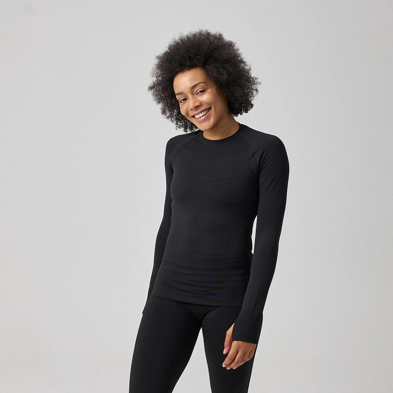 Sportshirt langarm Damen - Oberteile - Seamless-Komfort