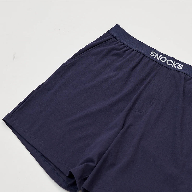 Schlafanzug Unterteil Herren kurz | Dunkelblau