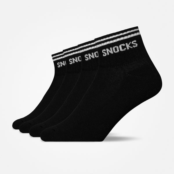 Retro Sneaker Socken - Socken - Schwarz