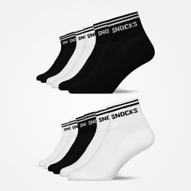 {"alt": "Retro Sneaker Socken - Socken - Schwarz-Weiß", "quantity":"3"}