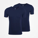 Unterhemd Rundhals extra lang - Oberteile - Dunkelblau