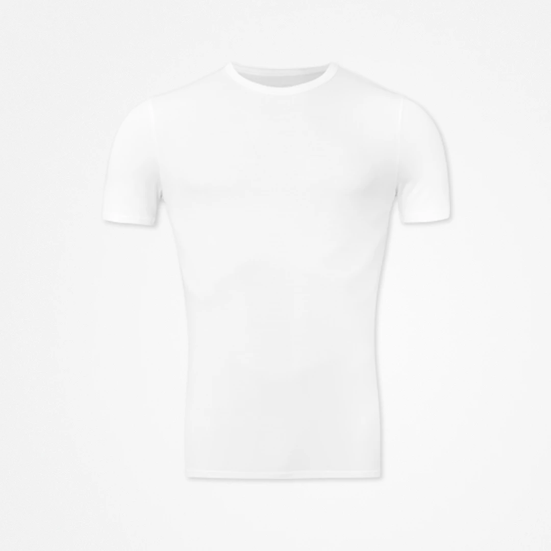 Premium Unterhemd Rundhals Herren - Oberteile - Weiß