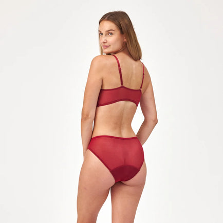 SNOCKS x femtis Period Panty - RUBY | Red