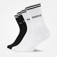 Hohe Sportsocken mit Streifen - Socken - Schwarz-Weiß