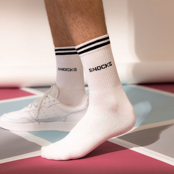 Hohe Sportsocken mit Streifen - Socken - 100% Qualität