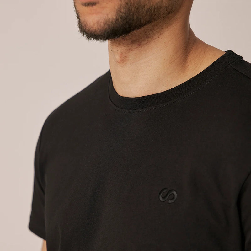 Basic T-Shirt Herren - Oberteile - Rundhals