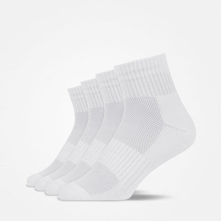 Chaussettes de course mi-hautes - Chaussettes - Blanc