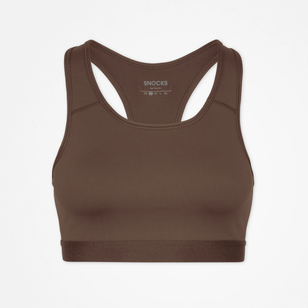 Sport-BH - Oberteile -  Braun