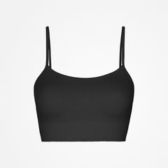 {"alt": "Brassière de sport côtelée - Hauts - Noir", "quantity":"1"}