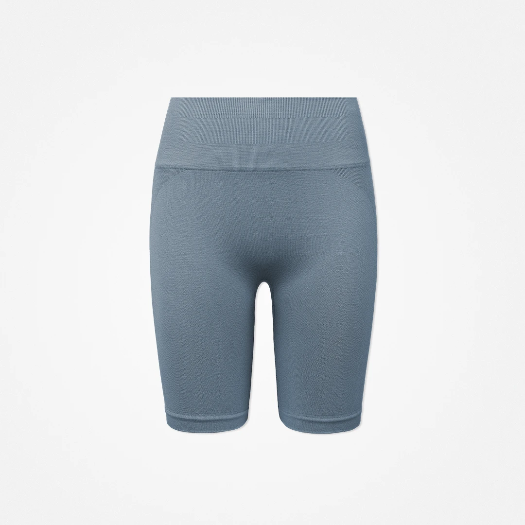 Radlerhose Seamless Damen - Hosen - Taubenblau