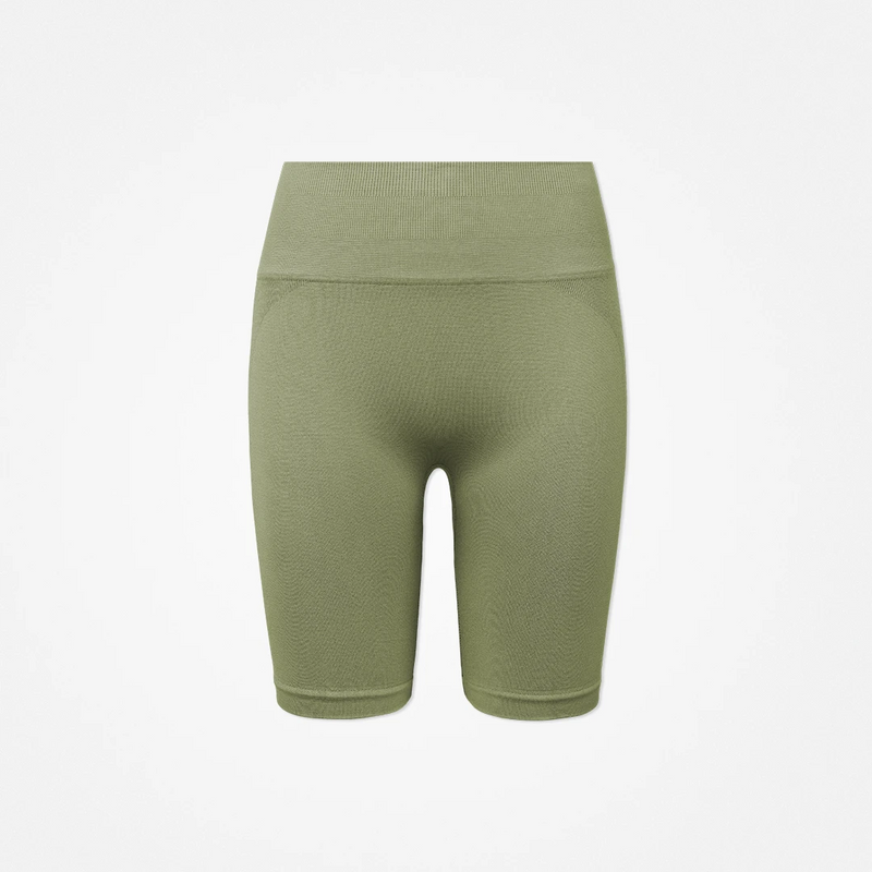 Pantaloncini da ciclismo da donna senza cuciture - Pantaloni - Verde chiaro