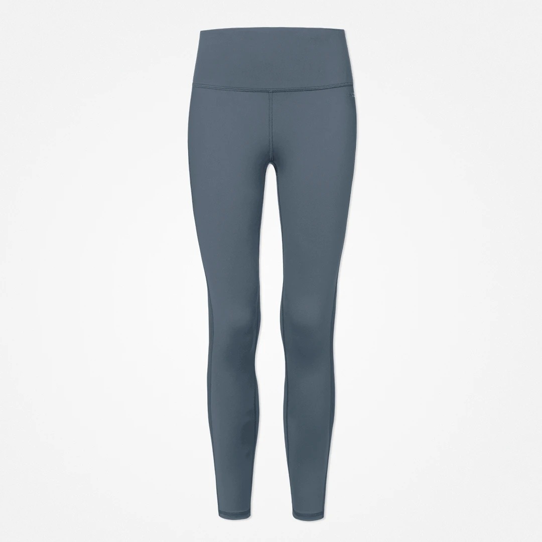 Legginsy z wysoką talią - Spodnie - Gołębi błękit
