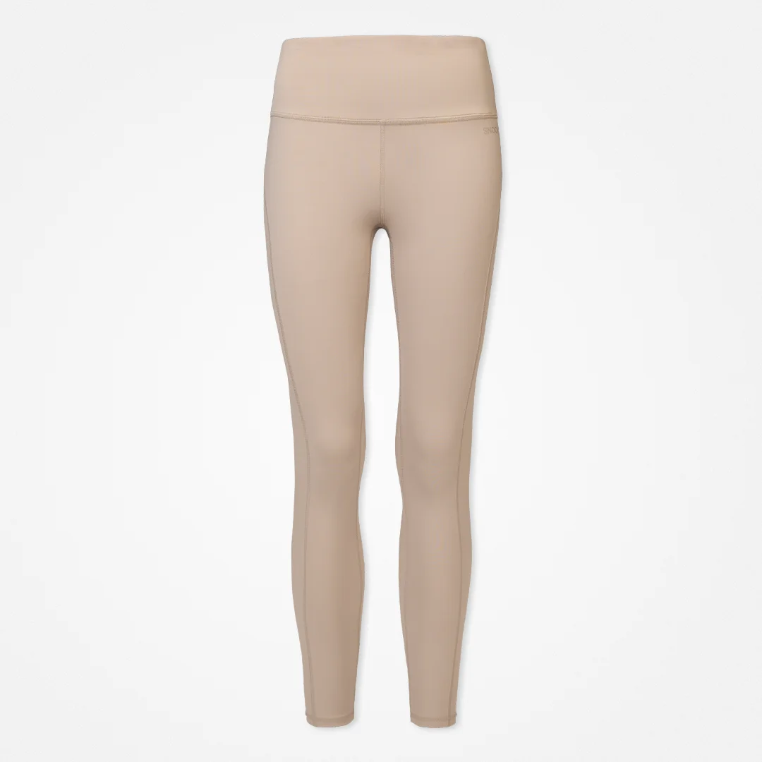 High Waist Leggings - Hosen - Taupe