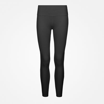 Leggings a coste - Pantaloni - Nero