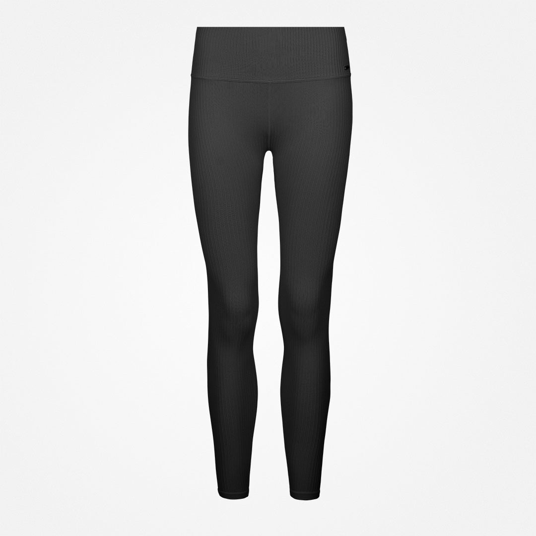 Gerippte Leggings - Hosen - Schwarz