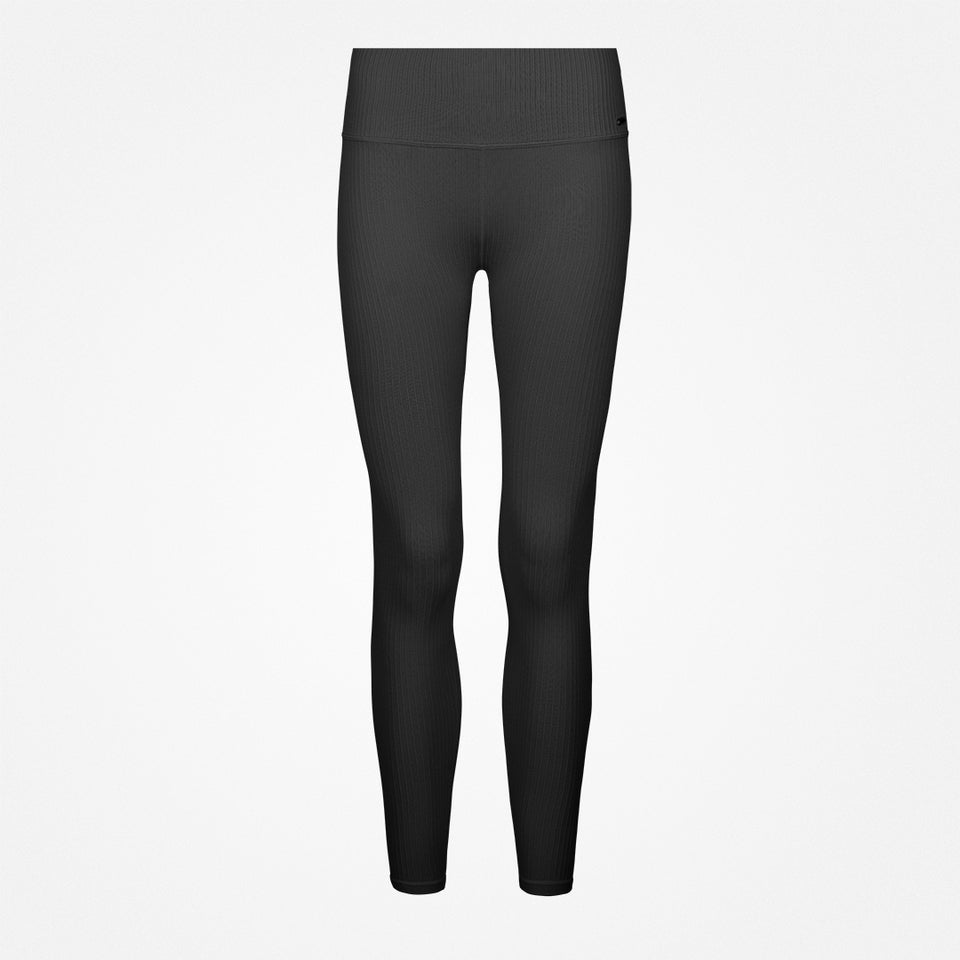 Leggings a coste - Pantaloni - Nero