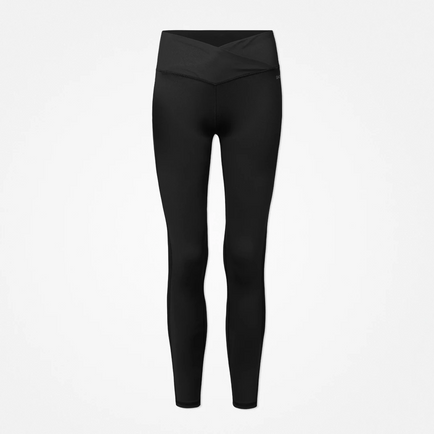 High Waist Leggings V Cross - Hosen - Schwarz