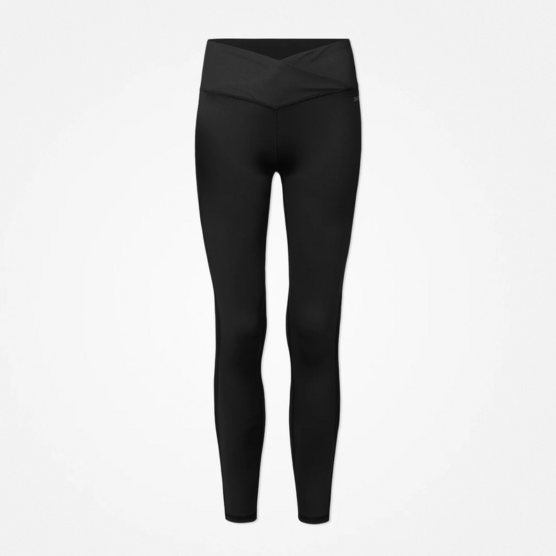 High Waist Leggings V Cross - Hosen - Schwarz