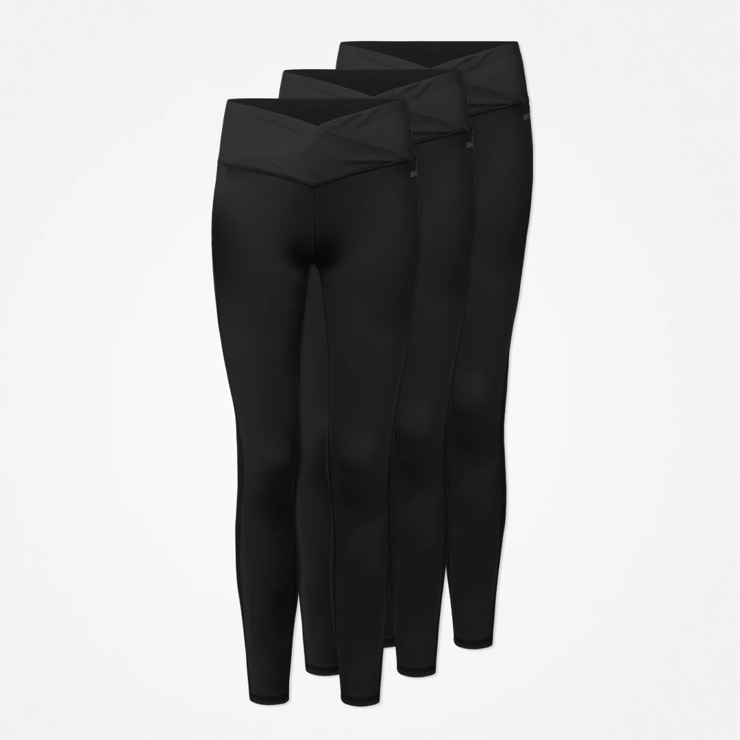 {"alt": "High Waist Leggings V Cross - Hosen - Schwarz", "quantity":"3"}