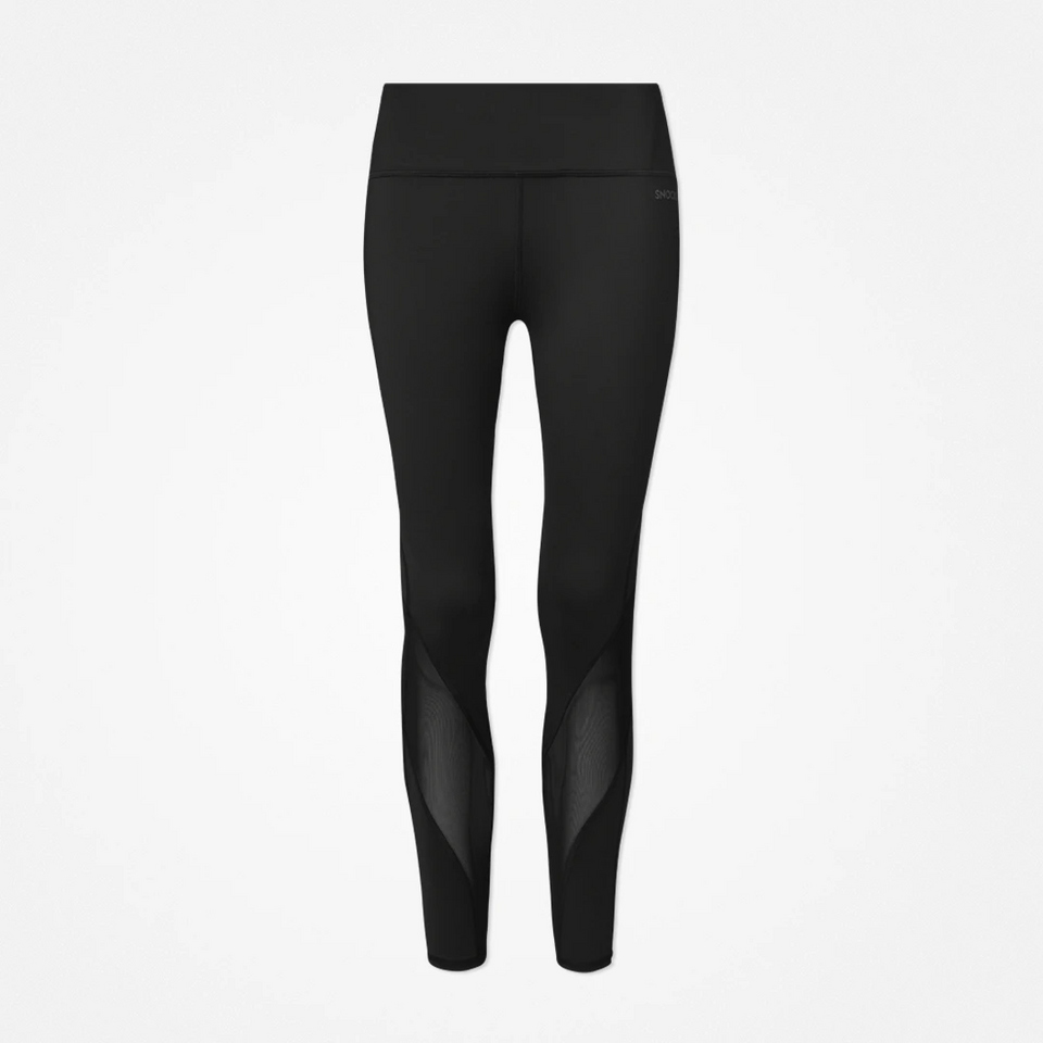 Leggings a vita alta riflettenti - Pantaloni - Nero