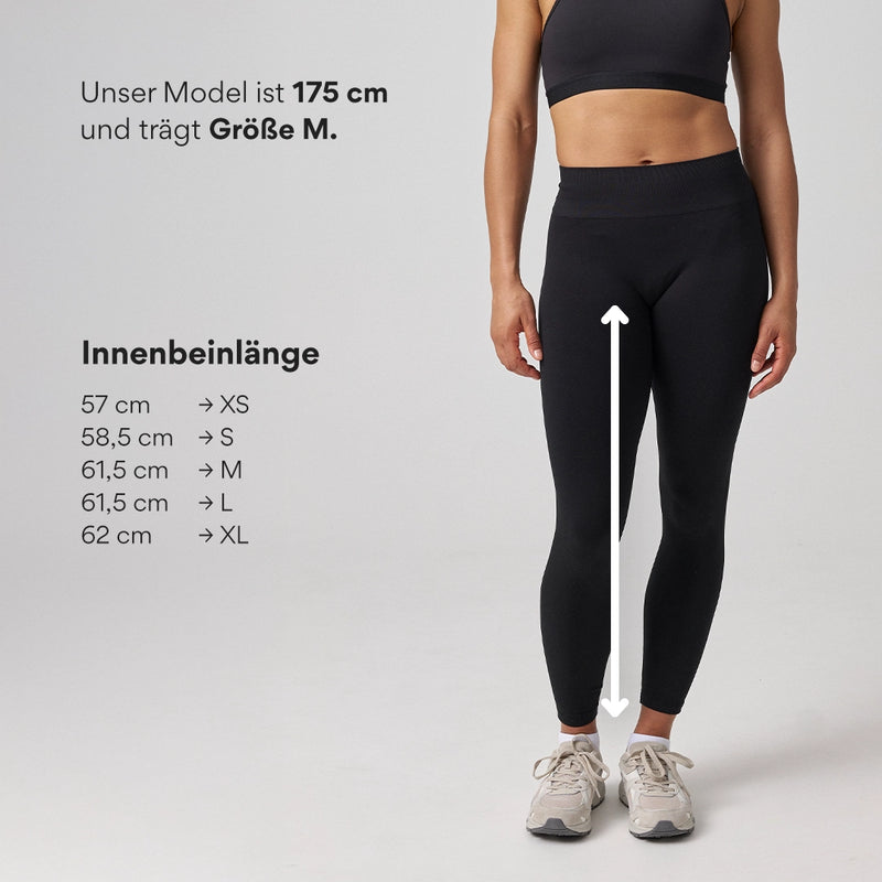 High Waist Leggings Seamless - Hosen - Passform